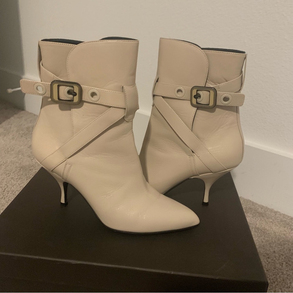 Bottega Veneta Moodec Kid Leather Ankle Boots